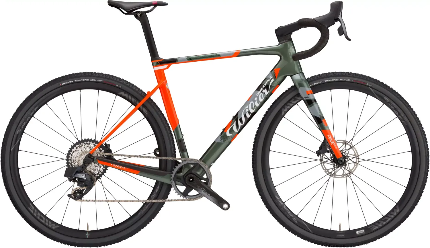 WILIER Gravel RAVE SLR CAMOUFLAGE / ORANGE GLOSSY DEMOBIKE
